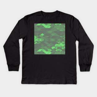 Abstract Geometric Kids Long Sleeve T-Shirt